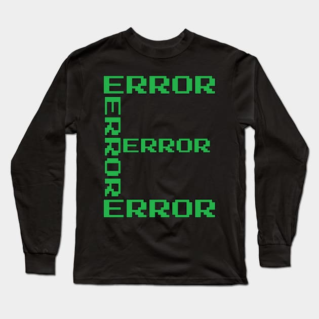 Error E Long Sleeve T-Shirt by emojiawesome